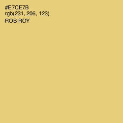 #E7CE7B - Rob Roy Color Image